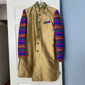 Colorful Sherwani - perfect for mehndi